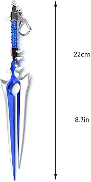 Display model, Blessed Blade of The Windseeker Model,22Cm/8.7In,Full Metal Material,with A Display Stand