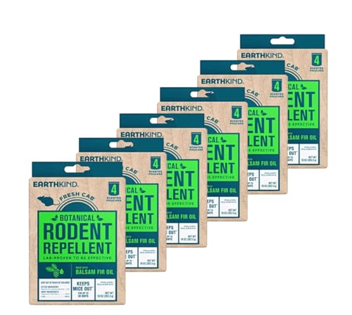 Fresh Cab Botanical Rodent Repellent - Environmentally Friendly, Keeps Mice Out, 24 Scent Pouches (6 Packs of 4)