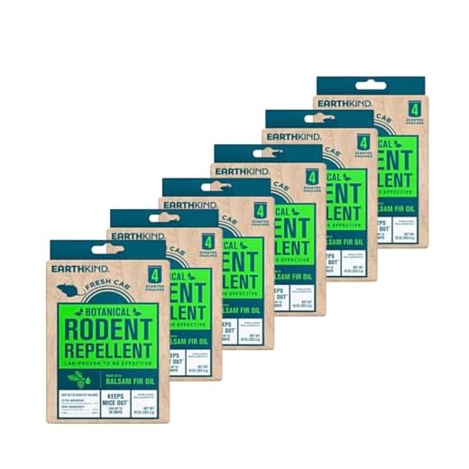Fresh Cab Botanical Rodent Repellent - Environmentally Friendly, Keeps Mice Out, 24 Scent Pouches (6 Packs of 4)