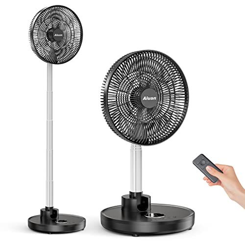Aluan Car Fan + Oscillating Foldaway Fan With Remote Control #TOP2