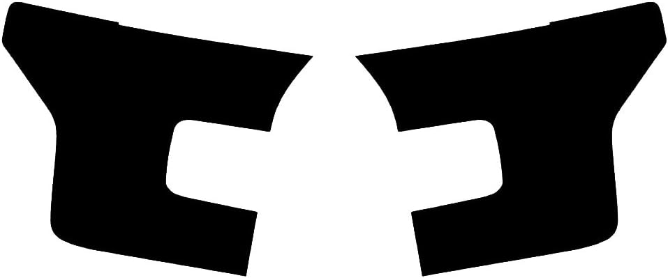 Rvinyl Headlight Pre Cut Film Cover Kit in Blackout Smoke Compatible with Ford F-150 2017-2019 SVT Raptor - Adhesive Backss