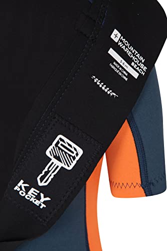 Mountain Warehouse Junior Shorty Wetsuit-2.5Mm, Neoprene Kids Wetsuit Bright Orange 7-8 Years #TOP4