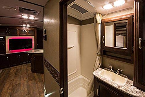 Miady 12V Rv Led Ceiling Dome Light Rv Led Lights Interior For Car/Rv/Trailer/Camper/Boat With On/Off Switch White 560 Lumens 4000-4500K 48X2835Smd(5 Pack) #TOP6