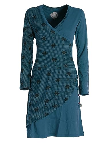 Vishes - Alternative Bekleidung - Langarm Damen Jerseykleid Baumwolle...