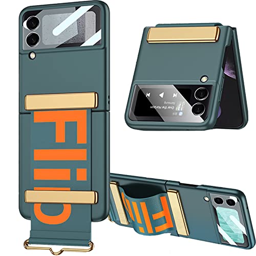 CFPLZFY XgbvP[XɓKSamsung Galaxy Z Flip 4 5GpAXXgohX[XN[veN^[xgX^hFlip4P[X