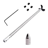 Fielect Drive Shaft w Propeller and Universal Joint for RC Boat, L200mm Shaft, L150mm Sleeve, D36mm Propeller, Fit for 3mm Motor Shaft