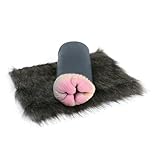 Lmgoc Silikon Vagina Realistische Masturbator Sex spielzeug mit Plüsch Tierserie Taschenmuschi 3D Vagina Analtunnel Pocket Pussy Sex Spielzeug für die Männer Taschen Muschi (G-F6231 Katze)