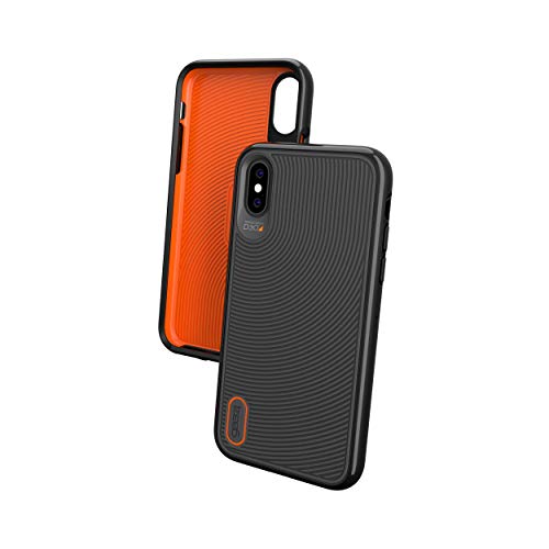 Gear 4 Battersea zaprojektowane dla iPhone X/XS etui, zaawansowana ochrona przed uderzeniami od D3O - czarne