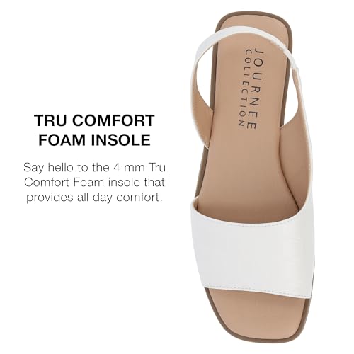Image of Journee Collection Women's Brinsley Slingback Flat Sandals
