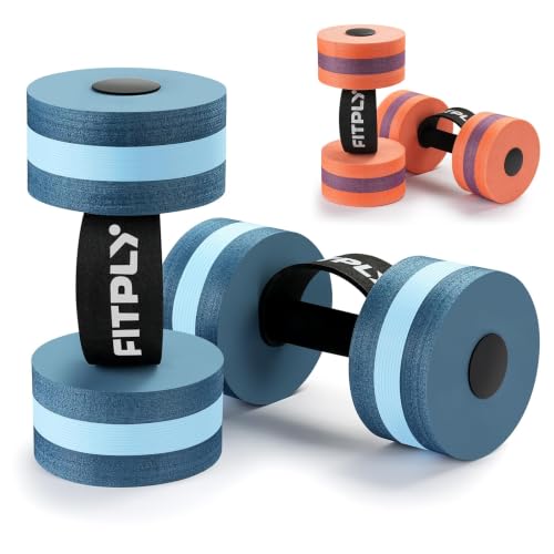 fitply Water Weights Aquatic Pool Dumbbells for Swimming