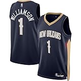 Zion Williamson New Orleans Pelicans #1 Navy Youth 8-20 Home Edition Swingman Player Jersey (18-20)
