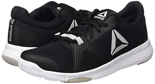 Reebok Trainflex Lite, Chaussures de Fitness Femme, Noir (Black/Skull Grey/White), 38.5 EU