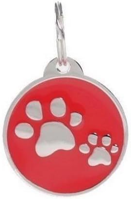 PetTouchID Smart Pet ID Tag, QR Code, NFC, GPS Location (Red)