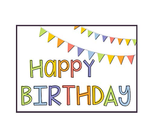 Happy Birthday - 5x7 Pre-Stamped Postcard