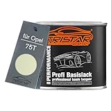 TRISTARcolor Pintura automotriz Bote listo para pulverizar para Opel 75T Guacomole/Guacamole White Pintura base 0,5L