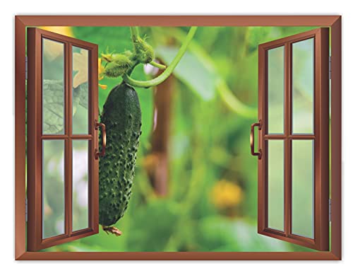 Image of CVANU Delightful Sight of Nature Eye Pleasing View Removable Window Wall Sticker /Decals for Living Room etc Cv 30