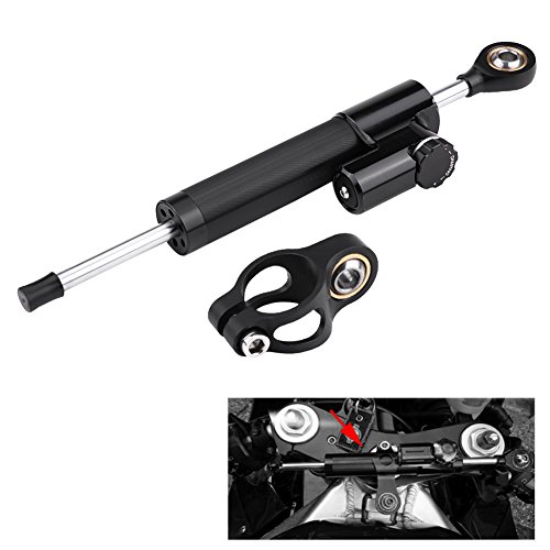 Yctze Aluminum Universal Motorcycle Steering Damper Stabilizer Linear Reversed Safety Control by Yctze - Image 3