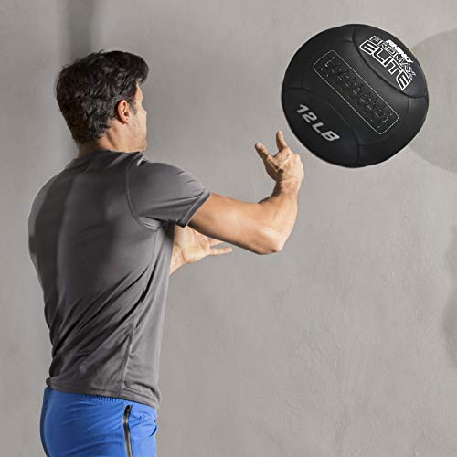 Champion Sports Prx12 Rhino Promax Elite Slam Balls, 12 Lb, Soft Shell With Non-Slip Grip, Medicine Wall Exercise Ball For Weightlifting, Plyometrics, Cross Training, & Home Gym Fitness #TOP2