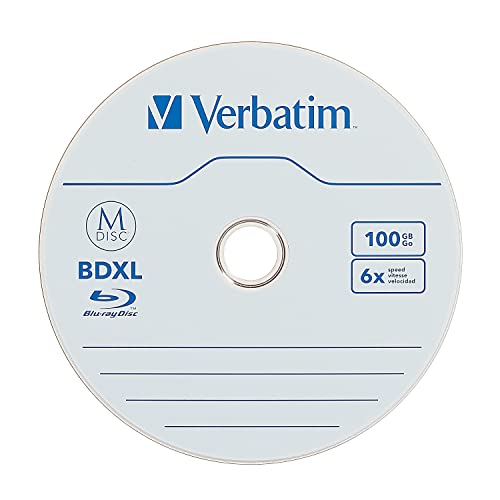 VERBATIM 98912 M-Disc BDXL 100GB 4X Surface - 1pk Jewel Case, Blue by Verbatim - Image 2
