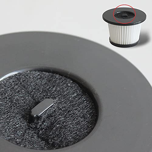 Image of 4pcs Filter Vacuum Dust Filters Compatible with MOOSOO K24 Cordless Vacuum | Replacement HEPA Filter Washable Resuable compatible with MOOSOO k24 Vacuum higher filtration efficiency