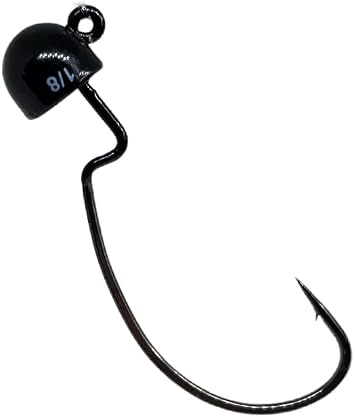 Arsenal Deadly Nedly Weedless Jig Heads Tungsten with Custom Light Wire Hook EWG Japanese Hook for Bass, Walleye, and Panfish Mushroom Shape for Ned Rigging 8 PCS