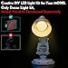 LocoLee Touch Light kit Compatible with Lego 21357 Pixar Luxo Jr - No Model Only Light, LED Lighting Accessories Compatible with Lego Ideas 21357 Pixar Small Table Lamp (Touch Version)