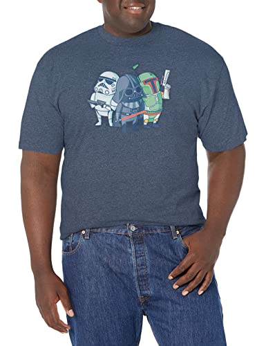 T-shirt Star Wars Baddies homme coton anti-déformation imprimé haute résistance