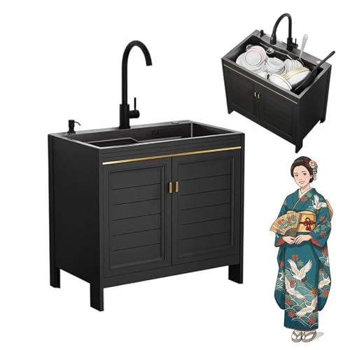 Kgfvesdc �L�b�`�� �V���N �Ȉ՗����� �K�т��y�����E�␅�����o�����֌� ���[�L���r�l�b�g�t�� �t���r���� 60*45CM ���z�Ɨ��^�Ɩ��p�V���N�A������ꂪ�ȒP�A�g�ݗ��Ă��ȒP�A��e�ʁA�L�����s���O�J�[�p�i ���ʏ� ���H�X �H�� �~�[ BBQ �A