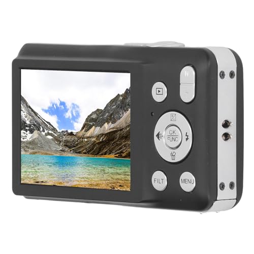 8K Digital Camera, 2.7inch 68MP IPS Vlogging Selfie Dual Screen Camera with 16X Digital Zoom, 20 Built In Beauty Filters, 750mAh WiFi Digital Video Camera for Vlogging (Black)