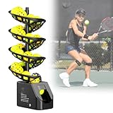 ❋【INTELLIGENTE E FACILE DA USARE】Macchina lancia palle da tennis intelligente e affidabile per tutti i livelli di abilità Questa macchina lancia palle da tennis intelligente è progettata per utenti di tutti i livelli: i principianti possono sviluppare le tecniche di base