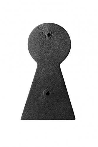 Renovators Supply Manufacturing Door Knockers For Front Door 6 In. Black Cast Iron Key Shaped Door Knocker With Mounting Hardware #TOP4