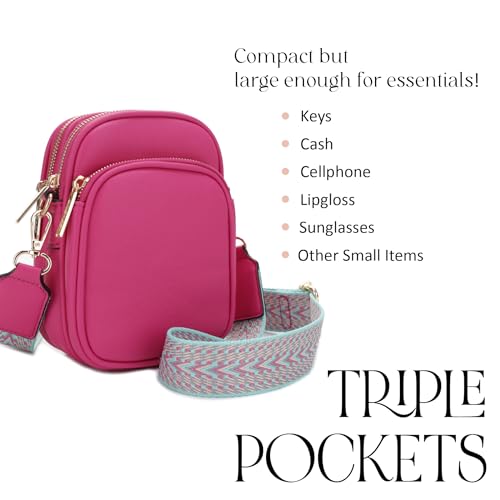 Image of Mali+Lili, Josie Triple Zip Crossbody Bag