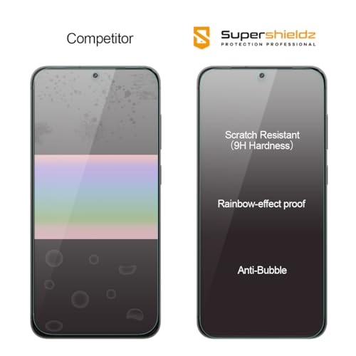 Image of Supershieldz (3 Pack) Designed for Samsung (Galaxy S25 Edge) Tempered Glass Screen Protector, Anti Scratch, Bubble Free