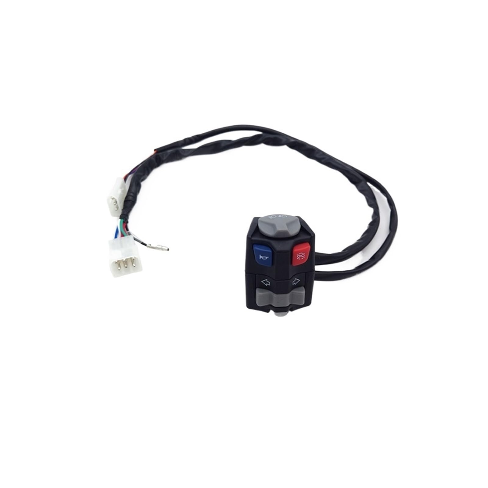 Interruptor de faros y parada de motor estanco para manillar de motocicleta 7