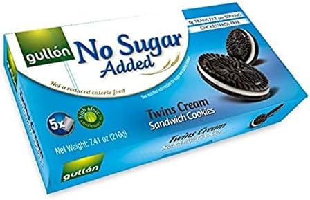 Gullon No Sugar Added Twins Creme Sandwich Cookies (210g)