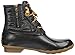 Sperry Women's Saltwater Rain Boot, Shiny Black, 9 Medium US