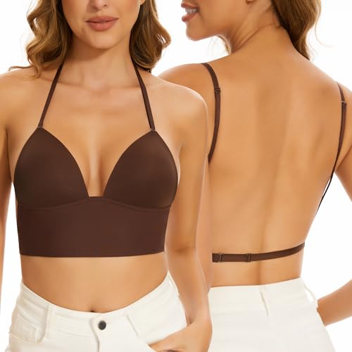 Soutien gorge dos nu convertible pour robe de soirée décolletée