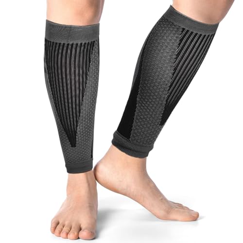 TICKLELY Pantorrilleras Compresión - Medias Compresión para Hombres y Mujeres, Mejora la Circulación en las Piernas, Calcetines de Compresión Para Correr, Hacer Ejercicio y Más