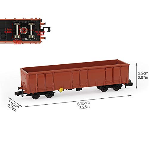 Evemodel C15013Wr 3Pcs N Scale 40Ft High-Side Gondola Car 1:160 Railway Open Wagons Rolling Stock Container Carriage Freight Car #TOP5