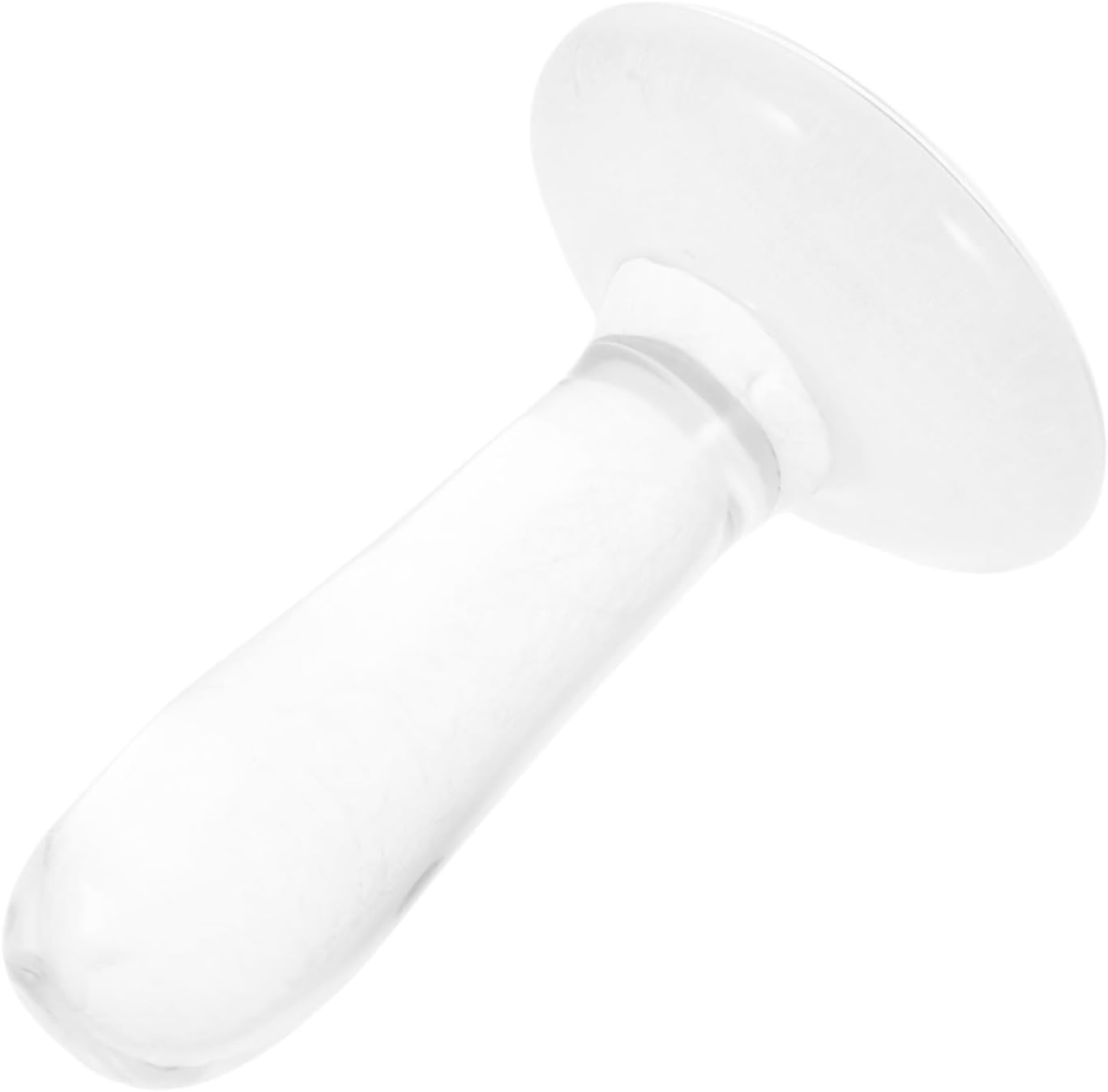 Artibetter Glass Pestle for Grinding Pigments, Multifunctional Glass Muller with Flat Bottom, Manual Paint Grinder for Watercolor and Oil Painting Artists