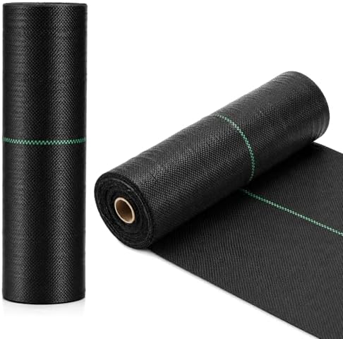 1.3FT x 250FT Weed Barrier Landscape Fabric, Heavy Duty Garden Cl...