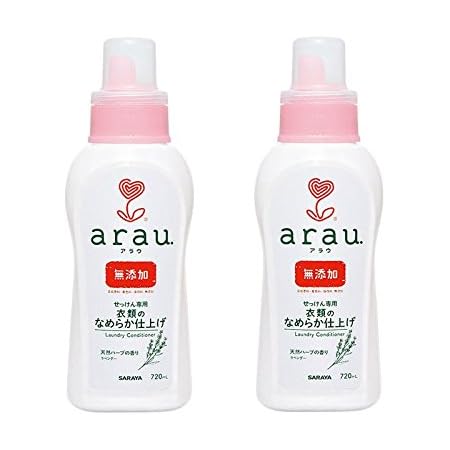 Amazon まとめ買い Arau アラウ 衣類のなめらか仕上げ 本体 7ml サラヤ 柔軟剤 2個 Arau アラウ 液体柔軟剤