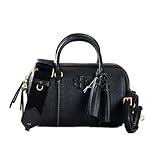 Tory Burch 146449 Thea Black With Gold Hardware Women's Mini Satchel Crossbody Bag