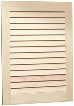 Jensen Medicine Cabinet Unfinished Wood Louver Door Steel Body 16W x 22H in. Medicine Cabinet