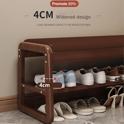 Benches Garden Bench Outdoor Patio Seating Backless Park Chair Lawn Path Slatted Seats,Entryway Bench Shoe Shelf with Seat Cushion，Entryway sit Down Bench with Shoe Storage，Farmhouse Shoe St