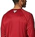 Columbia NCAA Alabama Crimson Tide Men's Terminal Tackle Long Sleeve Shirt, X-Large, ALA - Red Velvet/White