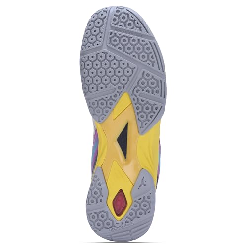 Image of YONEX AKITA Badminton Shoes |Non Marking | Ideal for Badminton,Squash,Table Tennis,Volleyball | Non-Marking Sole |TRU Cushion |Durable Skin Light|Synchro-Fit Insole|Toe Assist Shape|Hexa Grip |Light Weight|Lateral Shell|Extra Cushioning|Snap Back Action|