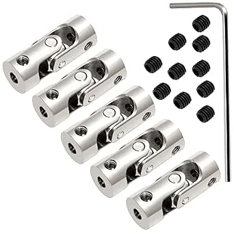 SM SunniMix 5pcs Cardan D'accouplements Connecteur de Coupleur pour RC Voitures Bateau Jouet Véhicule Radio Commande, Argent - 2.3x3 mm SM SunniMix 5pcs Cardan D'accouplements Connecteur de Coupleur pour RC Voitures Bateau Jouet Véhicule Radio Commande, Argent - 2.3x3 mm