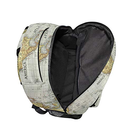 Nander Backpack Travel World Map Painting School Bookbags Shoulder Laptop Daypack College Bag For Womens Mens Boys Girls #TOP5