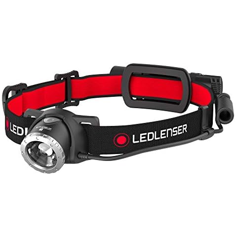 Ledlenser H8R - Rechargeable LED Head Torch, Super Bright 600 Lumens Headlamp, Water Resistant (IPX4), Camping, Fishing, Hiking Equipment, Rechargeable Work Head Torch, Up to 120 Hours Running Time Cover